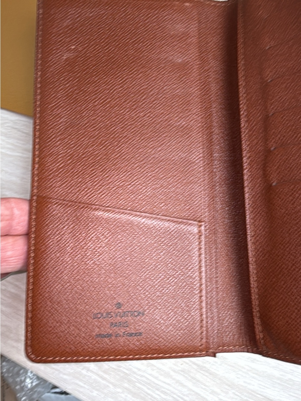 Louis Vuitton Monogram Porte Valeurs Checkbook credit card Wallet vintage - Picture 7 of 15